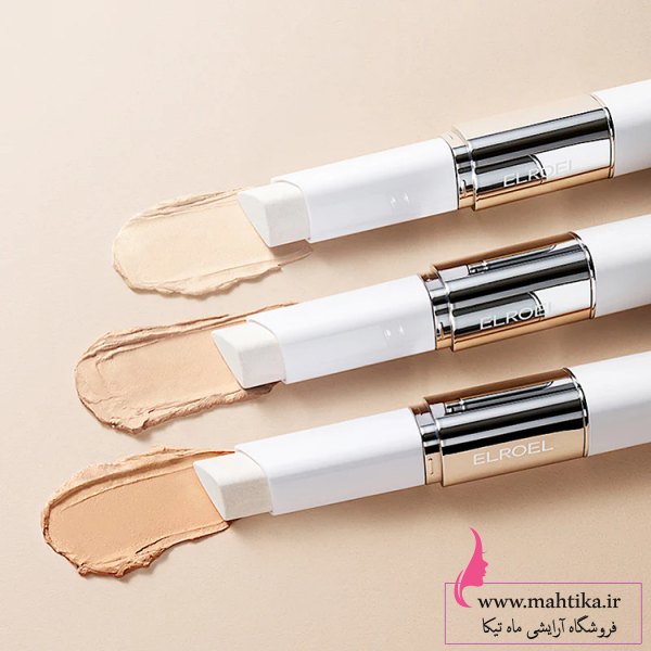 کرم-پودر-سفید قیمت عمده کرم پودر استیکی ELROEL Blanc Cover Cream Stick