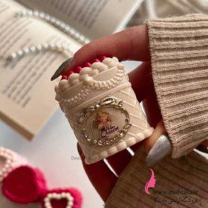 بالم رژ فانتزی طرح کیک توت‌فرنگی | ۶ رنگ مات و بسته‌بندی یونیک: