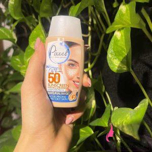 خرید ضد آفتاب پیکسل بژ طبیعی چرب|محافظت کامل و جلوه طبیعی پوست :