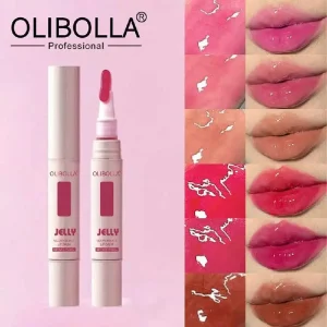 لیپ گلس حرارتی OLIBOLLA با جلوه فوق براق و افکت حجیم‌کننده، متناسب با حرارت لب تغییر رنگ می‌دهد و جلوه‌ای طبیعی و وسوسه‌انگیز ایجاد می‌کند. مناسب استفاده روزانه و خرید عمده آرایشی.