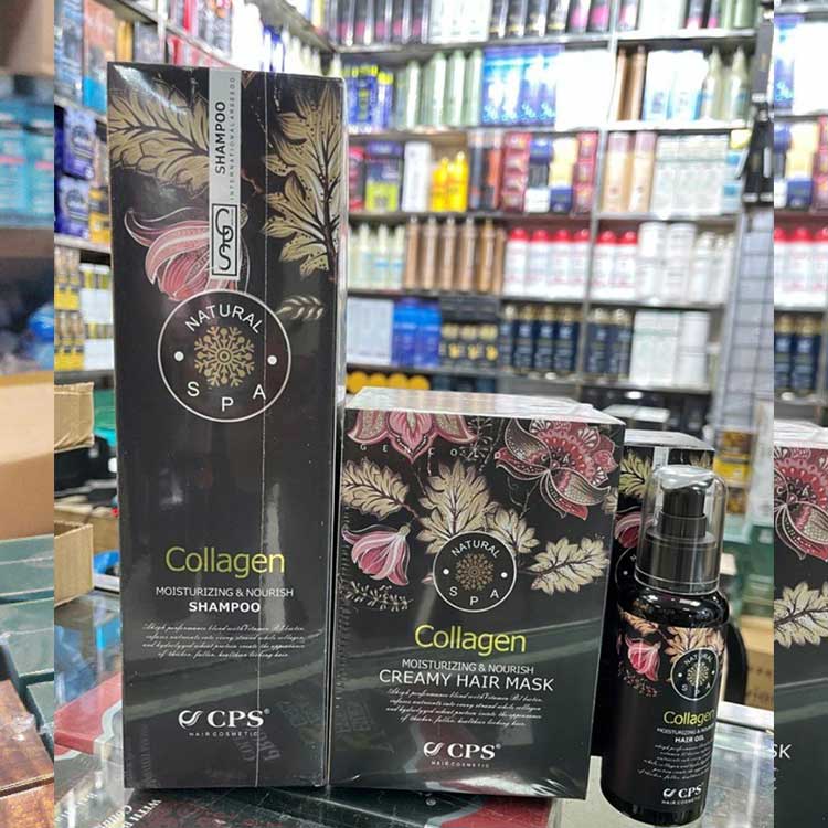 ماسک-شامپو شامپو و ماسک مو کلاژن Natural Spa | انتخابی حرفهای برای سالن های زیبایی