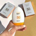 ضد افتاب بی رنگ ایمجز SPF 50 حجم 45 میل انواع پوست