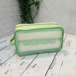 واش بگ رنگین کمانی کیف آرایشی طلقی WASHBAG